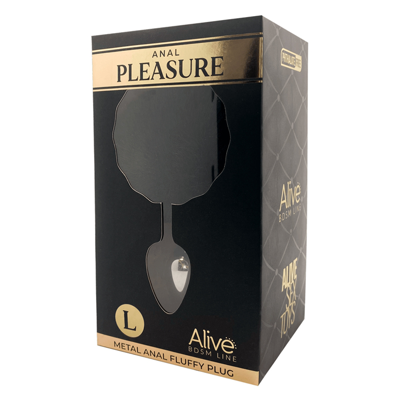 NOVA GIRL sextoys : plug anal queue ronde noire L