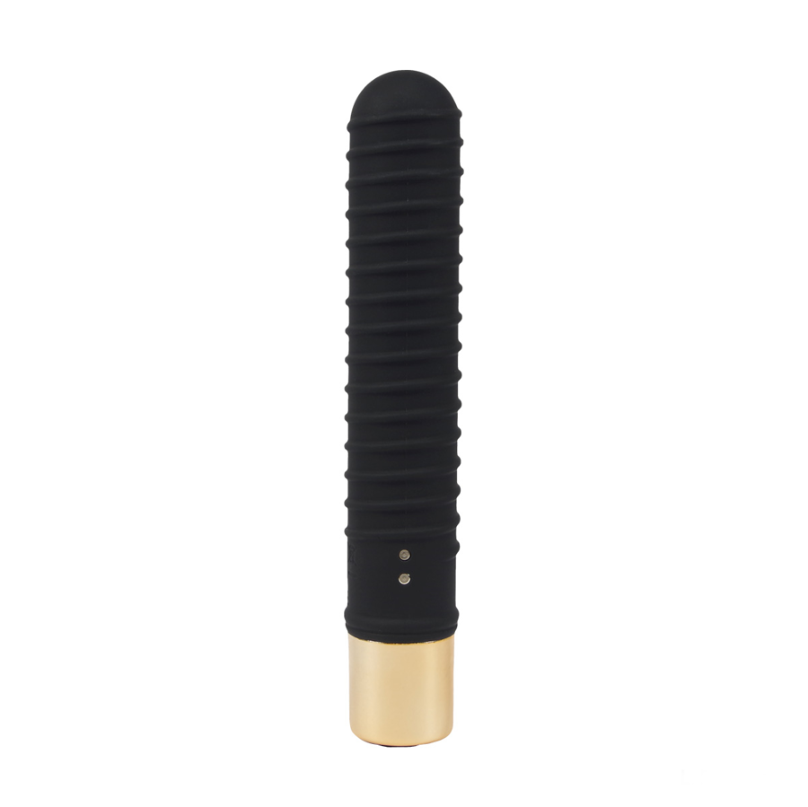 NOVA GIRL sextoys : vibromasseur Astra rechargeable noir et doré