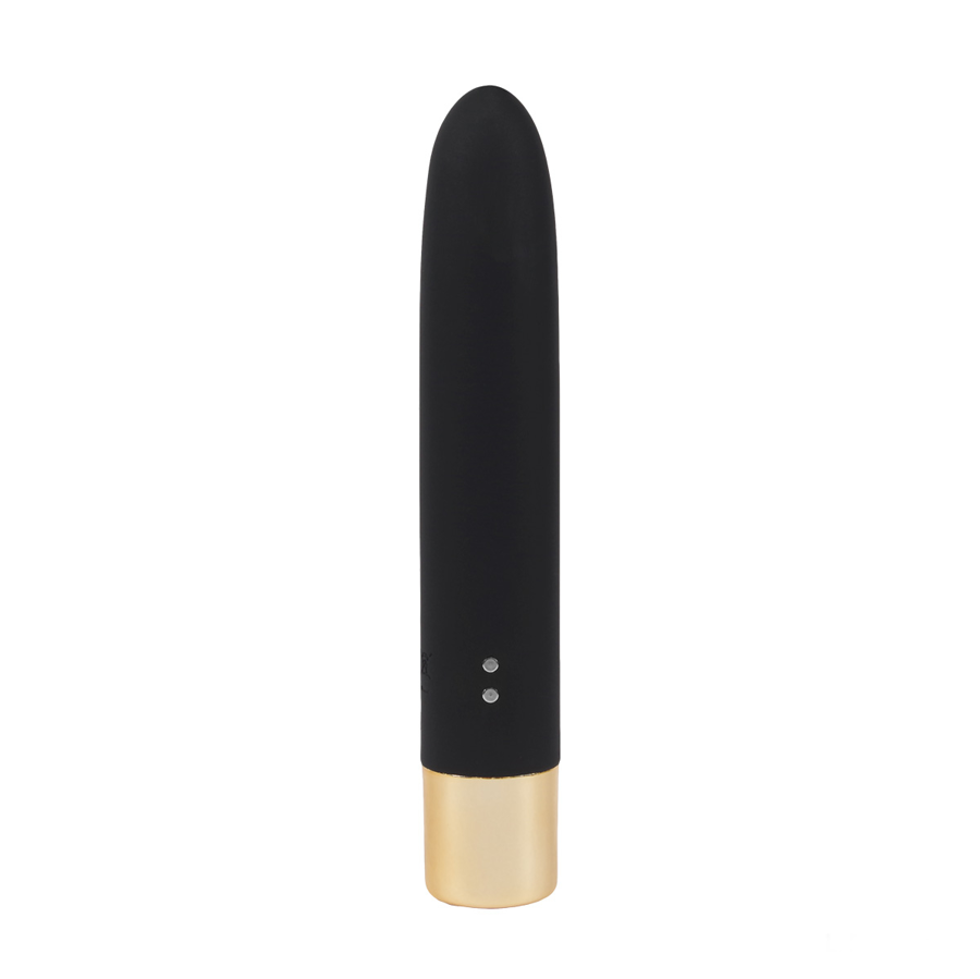 NOVA GIRL sextoys : vibromasseur Orion rechargeable noir et doré