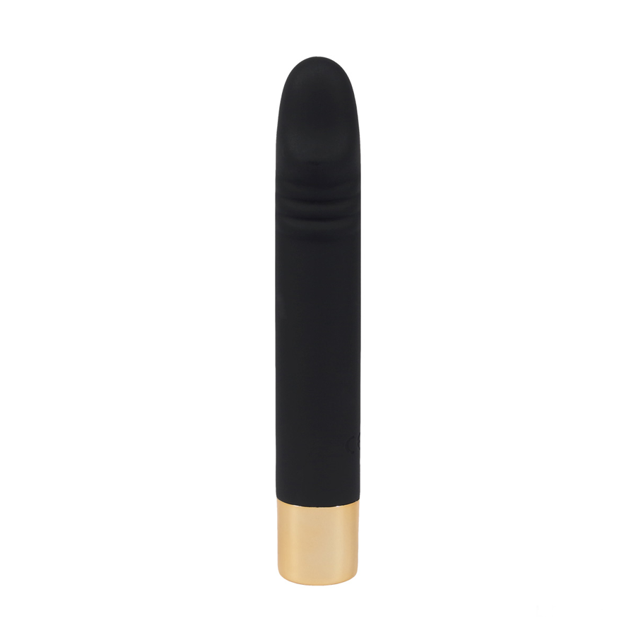 NOVA GIRL sextoys : vibromasseur Sirius rechargeable noir et doré