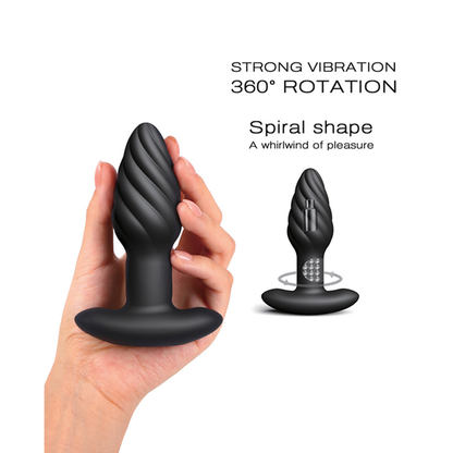 NOVA GIRL sextoys : plug anal rotatif avec télécommande Dorcel