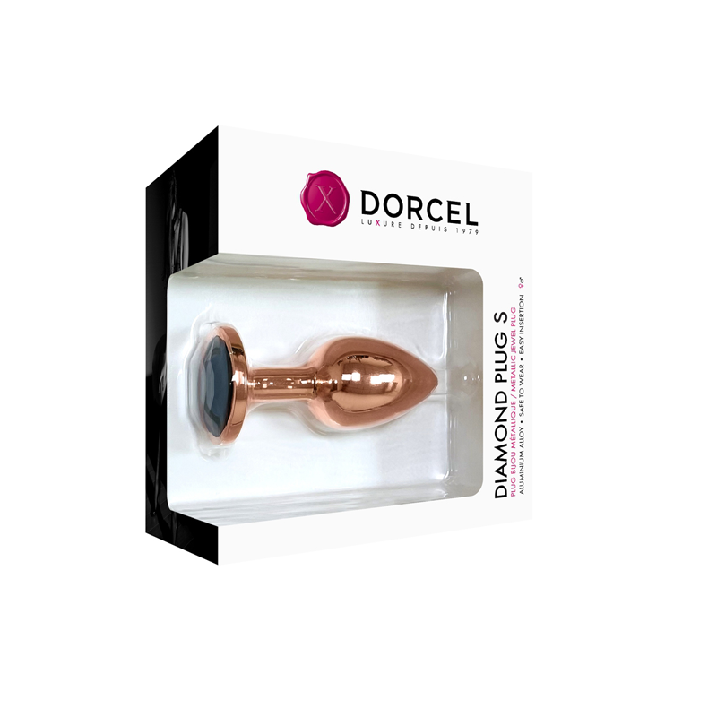 NOVA GIRL sextoys : plug anal rose gold Dorcel taille S