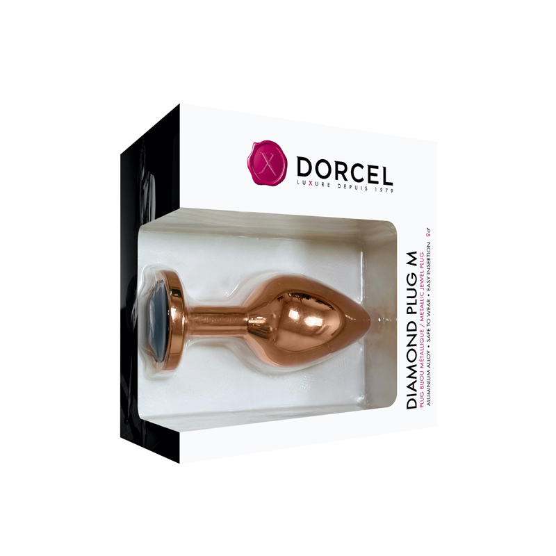 NOVA GIRL sextoys : plug anal rose gold Dorcel taille M