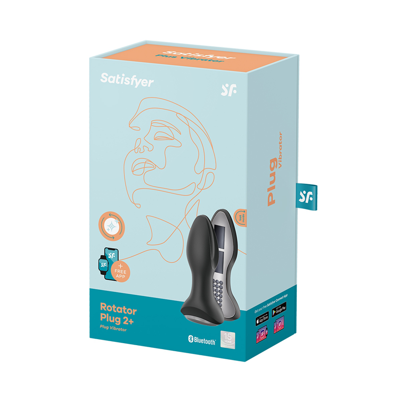 NOVA GIRL sextoys : plug anal vibrant rotatif connecté Satisfyer