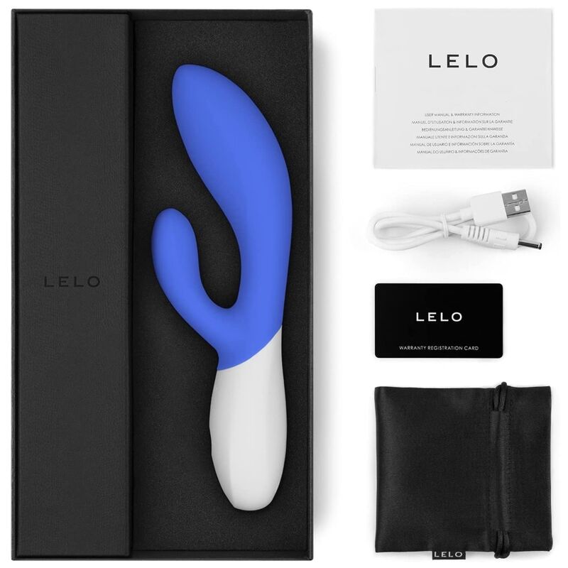 NOVA GIRL sextoys : vibromasseur Ina wave 2 bleu Lelo