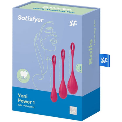 NOVA GIRL sextoys : lot de 3 boulets de Geisha Yoni Power 1 rouge Satisfyer