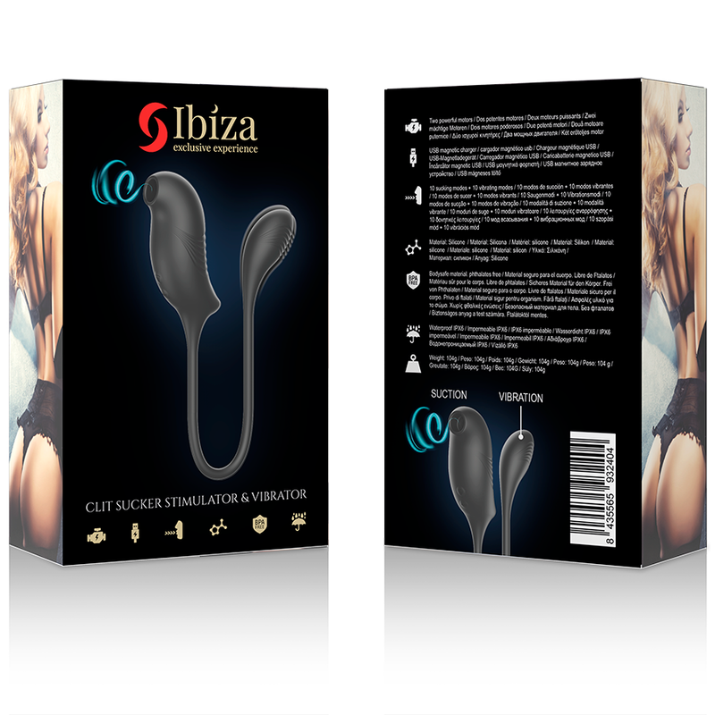 NOVA GIRL sextoys : stimulateur  et vibrateur clitoridien noir