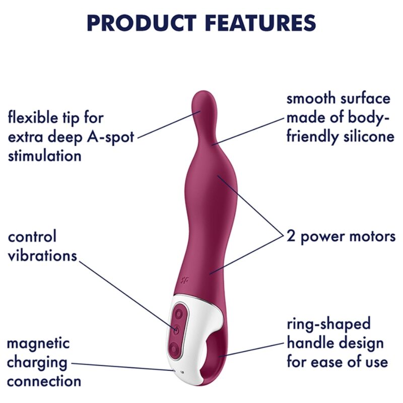 NOVQ GIRL sextoys : vibromasseur Amazing 1 rouge Satisfyer