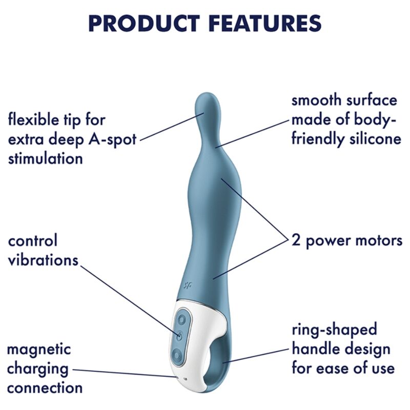 NOVA GIRL sextoys : vibromasseur Amazing 1 bleu Satisfyer