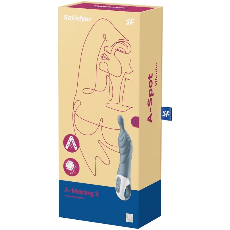 NOVQ GIRL sextoys : vibromasseur Anazing 2 gris Satisfyer