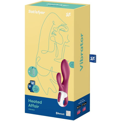 NOVA GIRL sextoys : vibromasseur Heated Affair connecté rouge Satisfyer