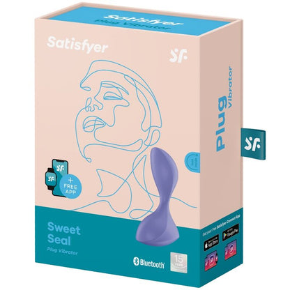 NOVA GIRL sextoys  : plug anal vibrant connecté violet