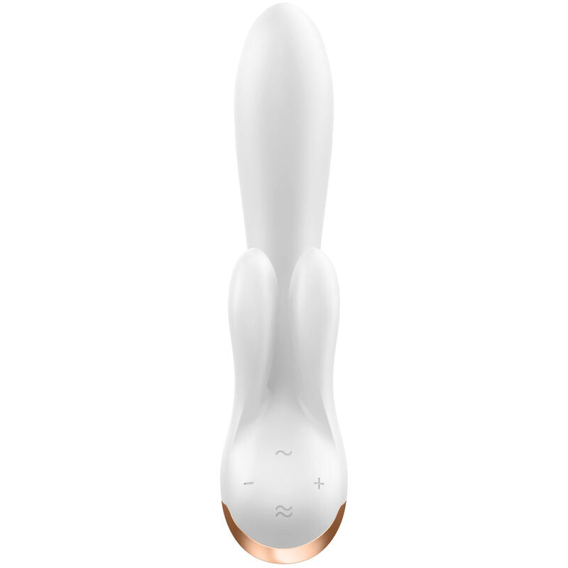 NOVA GIRL sextoys : vibromasseur double flex connecté blanc Satisfyer