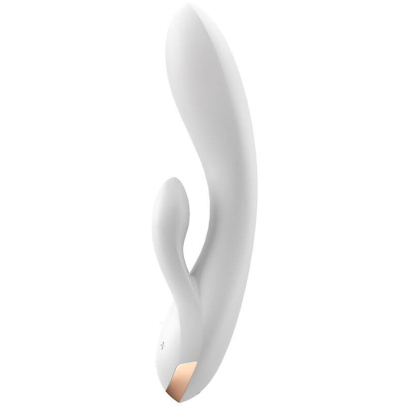 NOVA GIRL sextoys : vibromasseur double flex connecté blanc Satisfyer