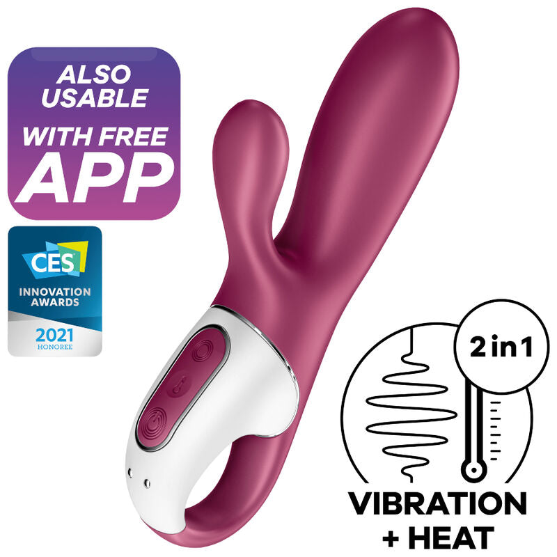 NOVA GIRL sextoys : vibrmasseur point G hot bunny rouge Satisfyer