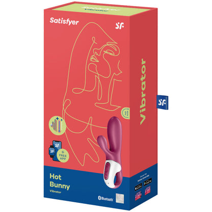 NOVA GIRL sextoys : vibrmasseur point G hot bunny rouge Satisfyer