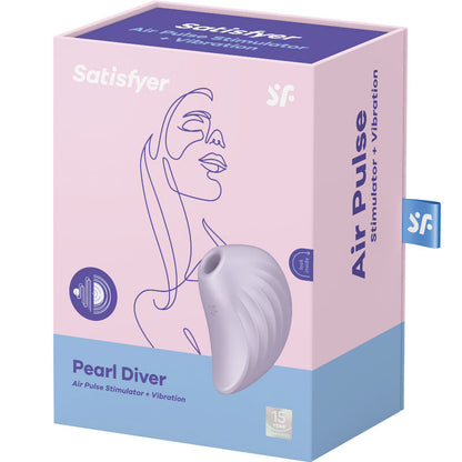 NOVA GIRL sextoys : stimulateur clitoridien Pearl Diver air pulsé violet