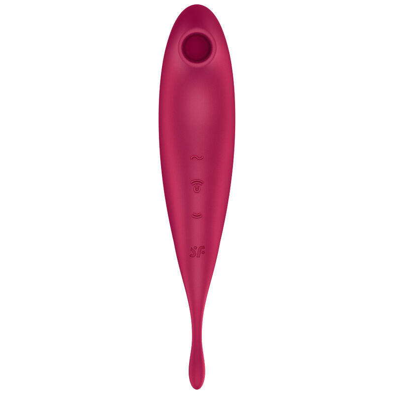 NOVA GIRL sextoys : stimulateur clitoridien Twirling Pro+ connecté rouge Satisfyer