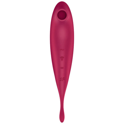 NOVA GIRL sextoys : stimulateur clitoridien Twirling Pro+ connecté rouge Satisfyer