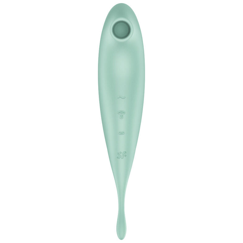 NOVA GIRL sextoys : stimulateur clitoridien Twirling Pro+ connecté vert Satisfyer