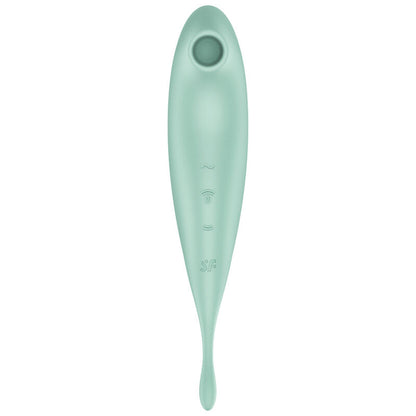 NOVA GIRL sextoys : stimulateur clitoridien Twirling Pro+ connecté vert Satisfyer