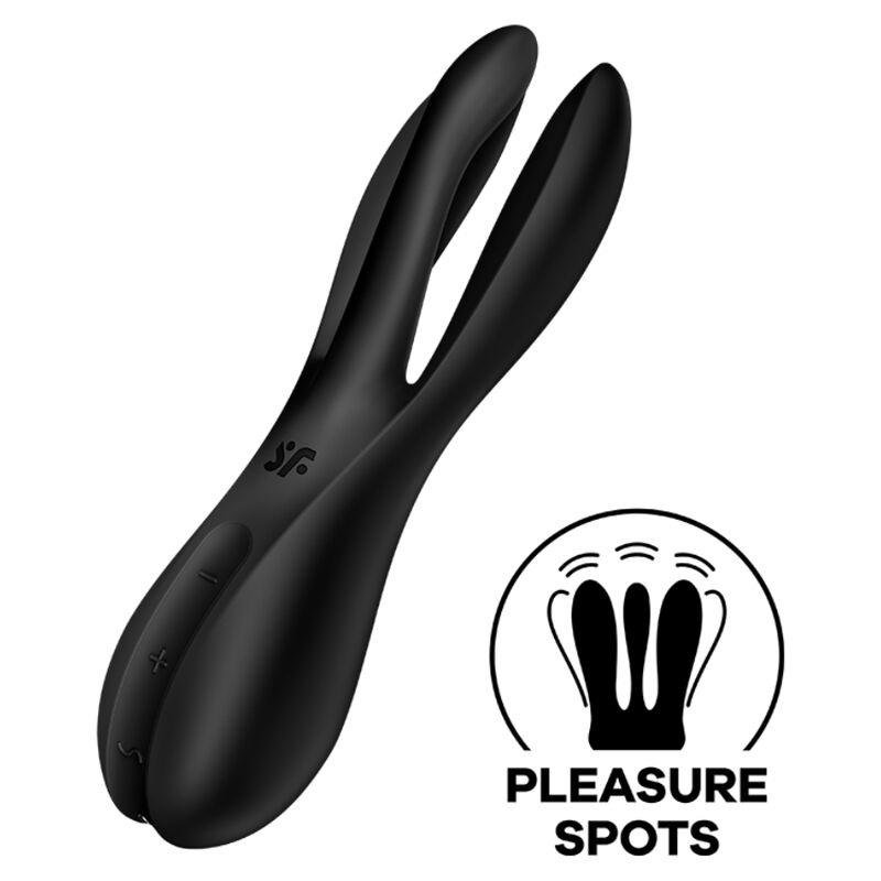 NOVA GIRL sextoys : vibromasseur Trio 2 noir Satisfyer