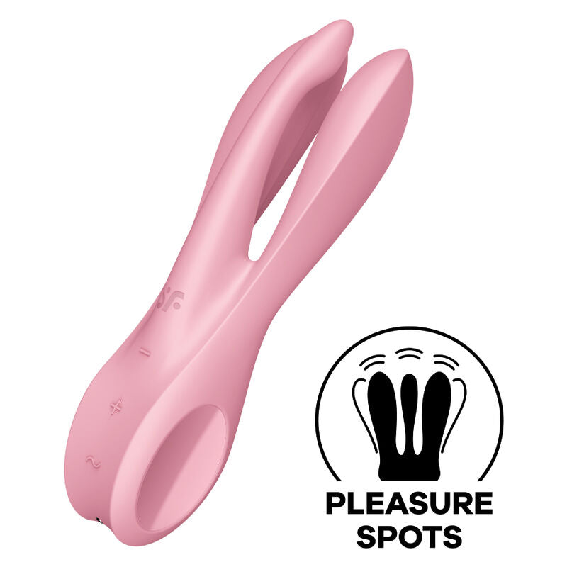 NOVQ GIRL sextoys : vibromasseur Trio 1 rose Satisfyer