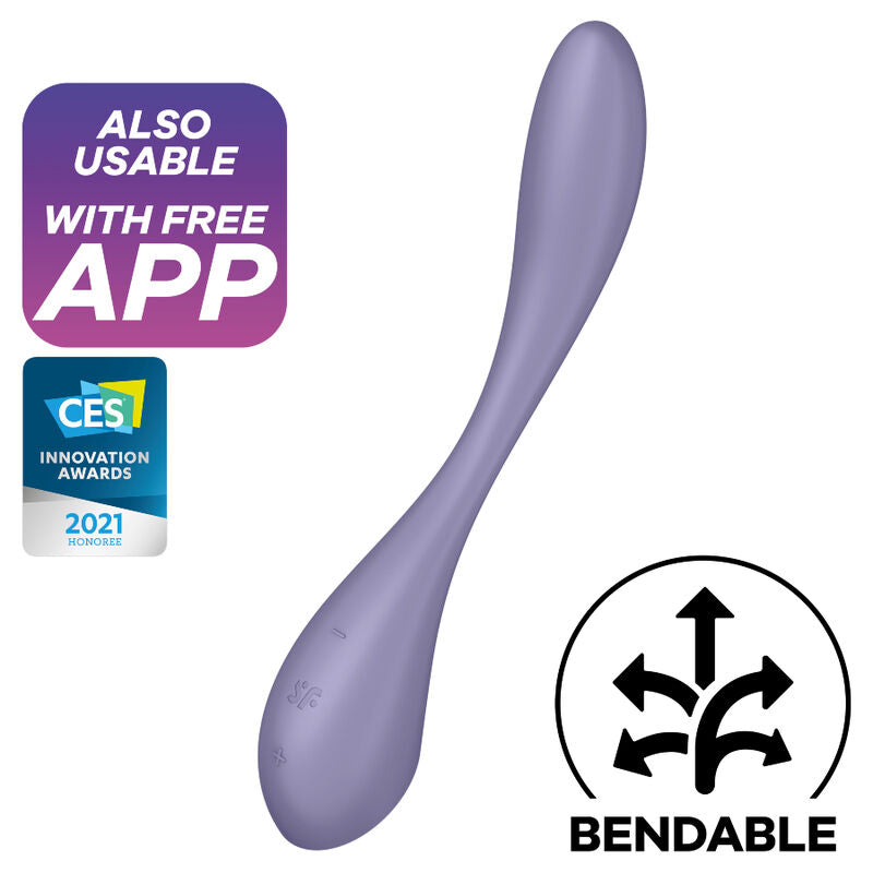 NOVA GIRL sextoys : vibromasseur point G flex 5 connecté violet Satisfyer