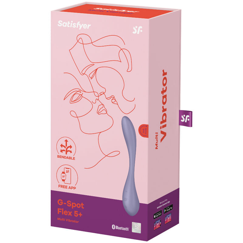 NOVA GIRL sextoys : vibromasseur point G flex 5 connecté violet Satisfyer