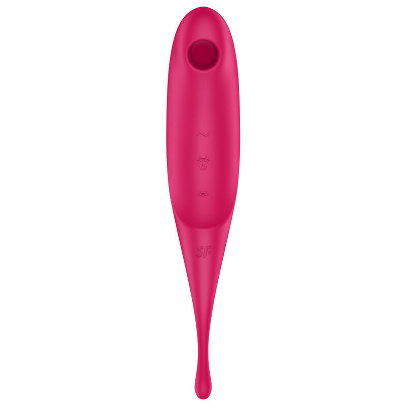 NOVA GIRL sextoys : stimulateur clitoridien Twirling Pro air pulsé rouge Satisfyer