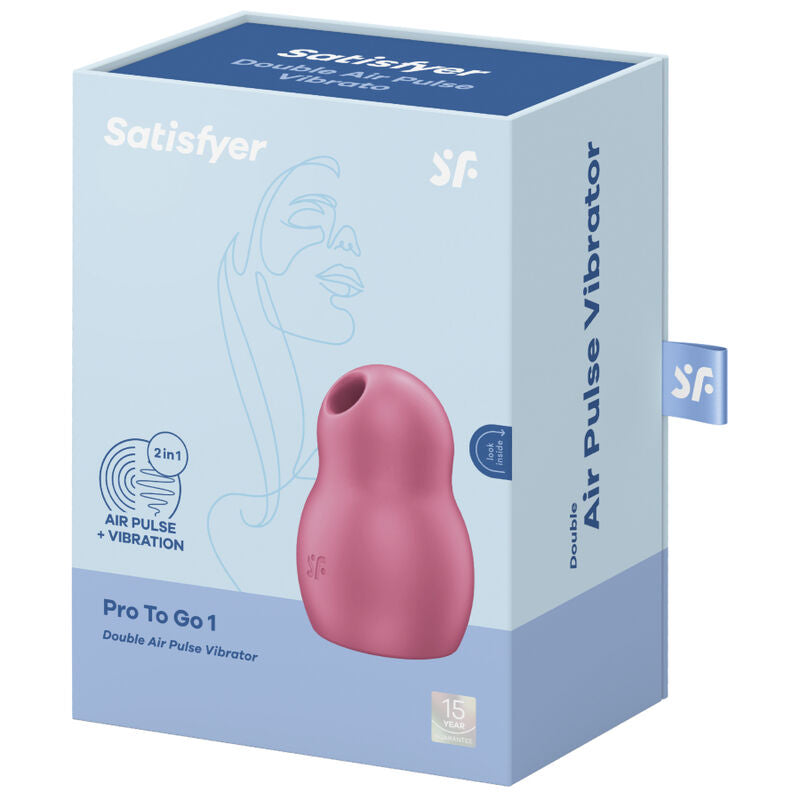 NOVA GIRL sextoys : stimulateur clitoridien To Go Pro 1 air pulsé rose Satisfyer