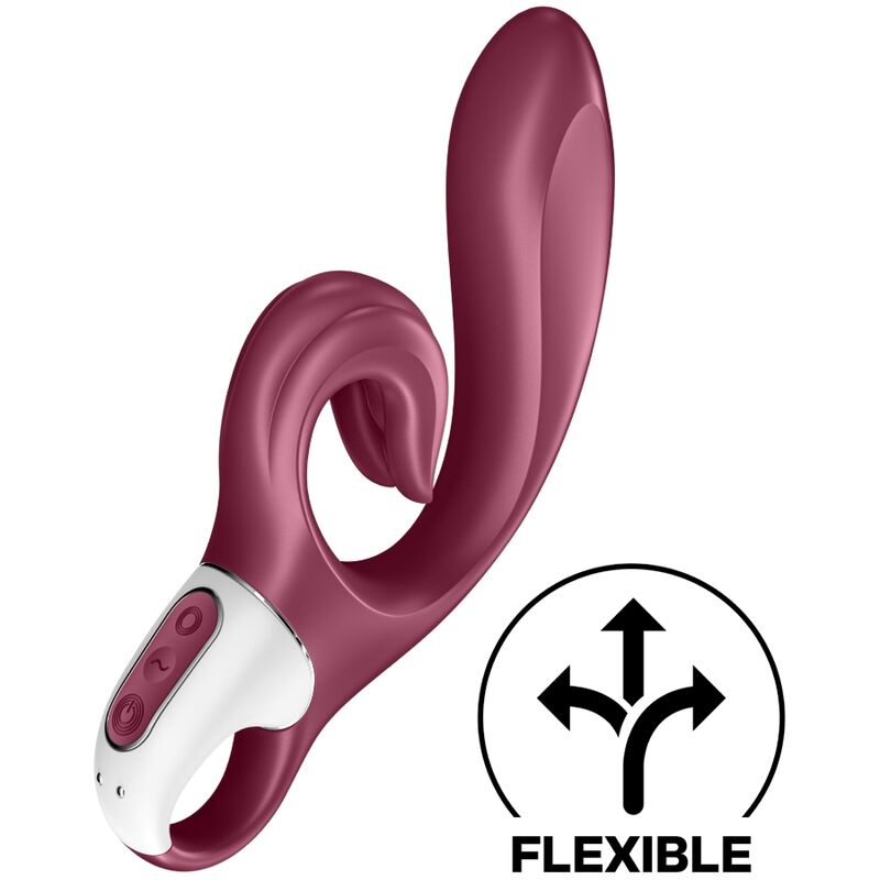 NOVA GIRL sextoys : vibromasseur love me rabbit rouge connecté Satosfyer