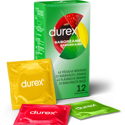 NOVA GIRL sextoys : préservatifs Durex saveurs fruitées