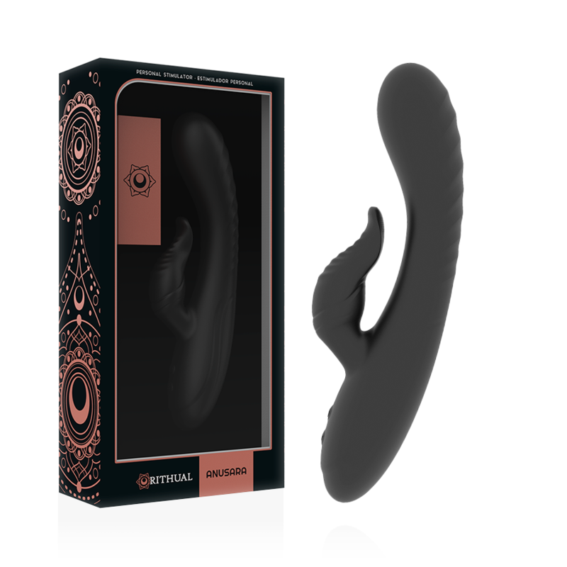 NOVA GIRL sextoys : vibromasseur double rechargeable noir