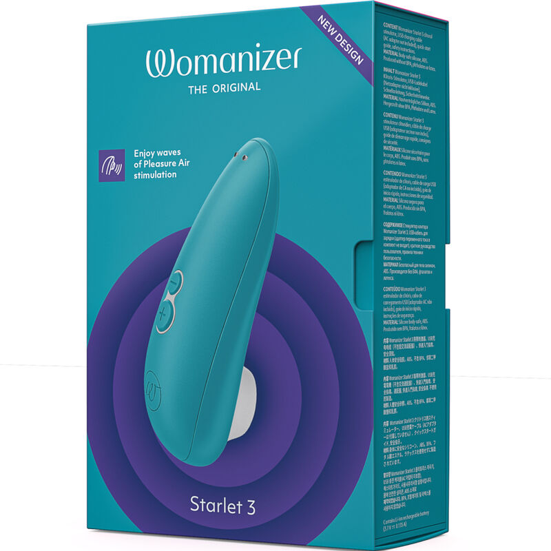 NOVA GIRL sextoys : stimulateur clitoridien Starlet 3 turquoise Womanizer