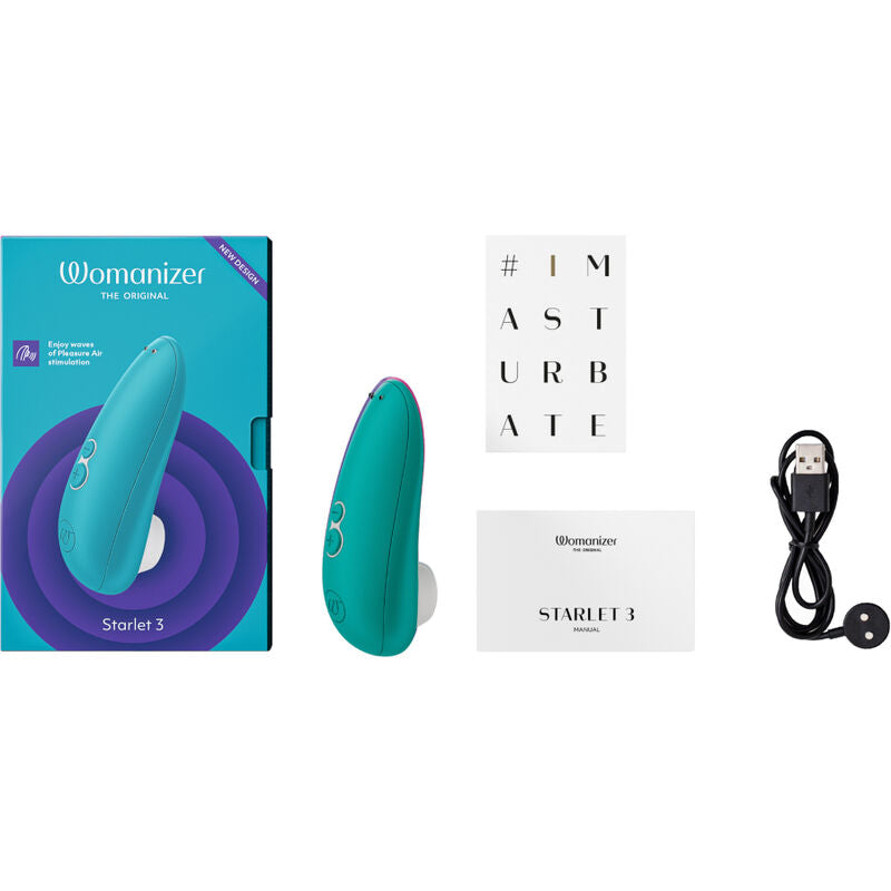 NOVA GIRL sextoys : stimulateur clitoridien Starlet 3 turquoise Womanizer