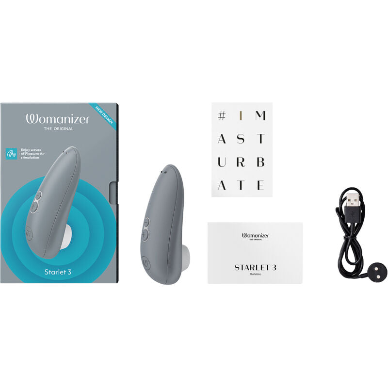 NOVA GIRL sextoys : stimulateur clitoridien Starlet 3 gris Womanizer