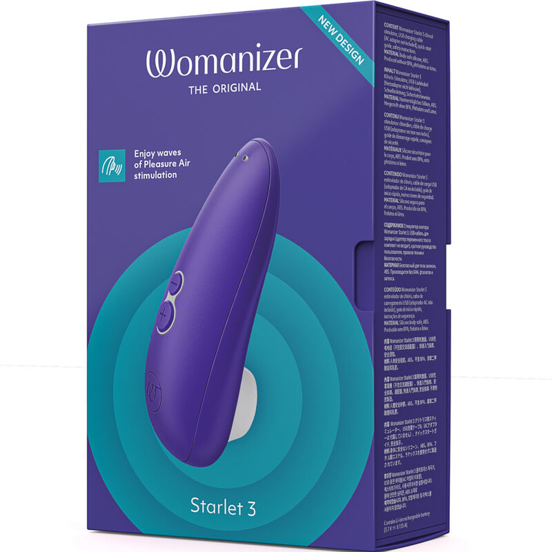 NOVA GIRL sextoys : stimulateur clitoridien Starlet 3 bleu Womanizer