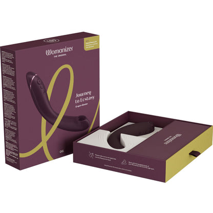 NOVA GIRL sextoys : vibromasseur OG point G et clitoris aubergine Womanizer