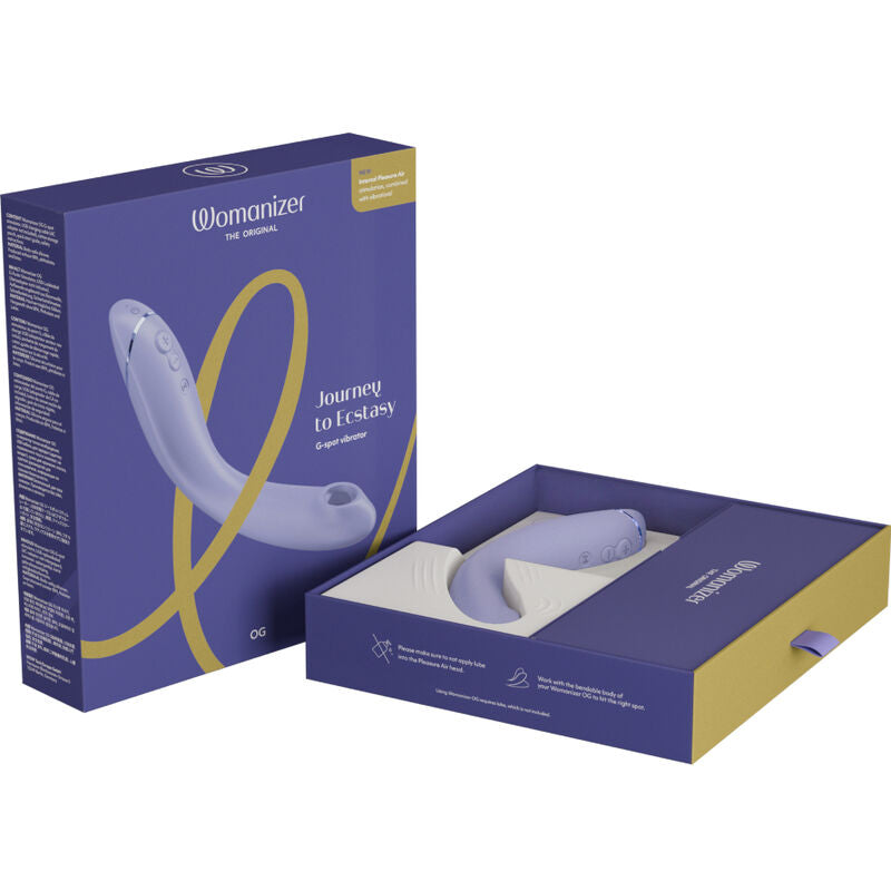 NOVA GIRL sextoys : vibromasseur OG point G et clitoris violet Womanizer