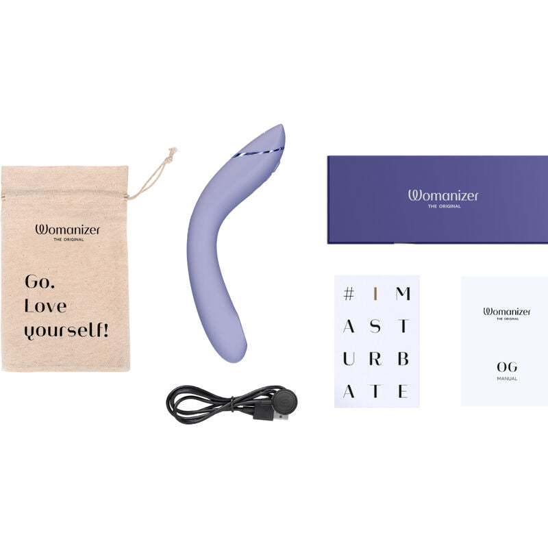 NOVA GIRL sextoys : vibromasseur OG point G et clitoris violet Womanizer