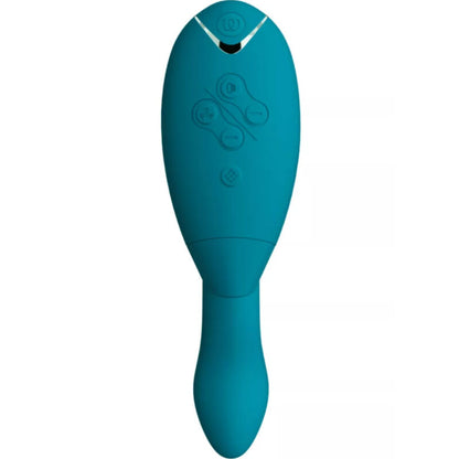 NOVA GIRL sextoys : vibromasseur duo 2 bleu canard Womanizer