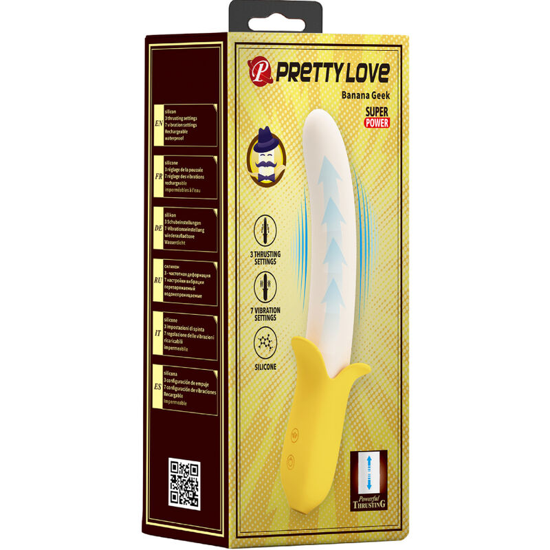 NOVA GIRL sextoys : vibromasseur multifonctions banane jaune