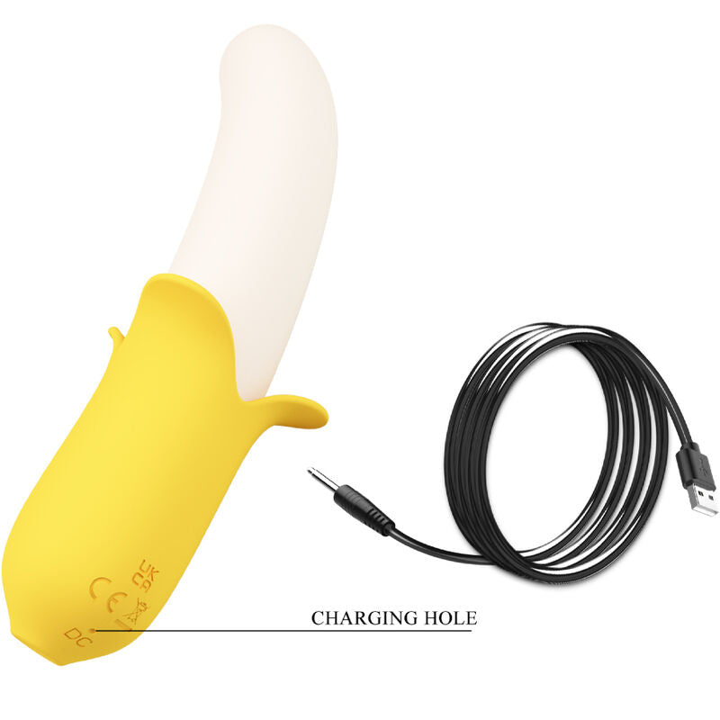 NOVA GIRL sextoys : vibromasseur multifonctions banane jaune