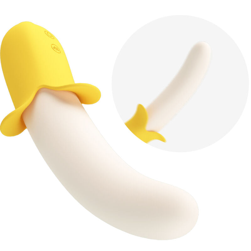 NOVA GIRL sextoys : vibromasseur multifonctions banane jaune