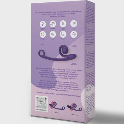 NOVA GIRL sextoys : vibromasseur Snail point G avec stimulation clitoridienne violet