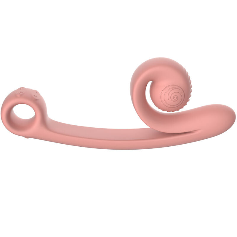 NOVA GIRL sextoys : vibromasseur Snail point G avec stimulation clitoridienne pêche