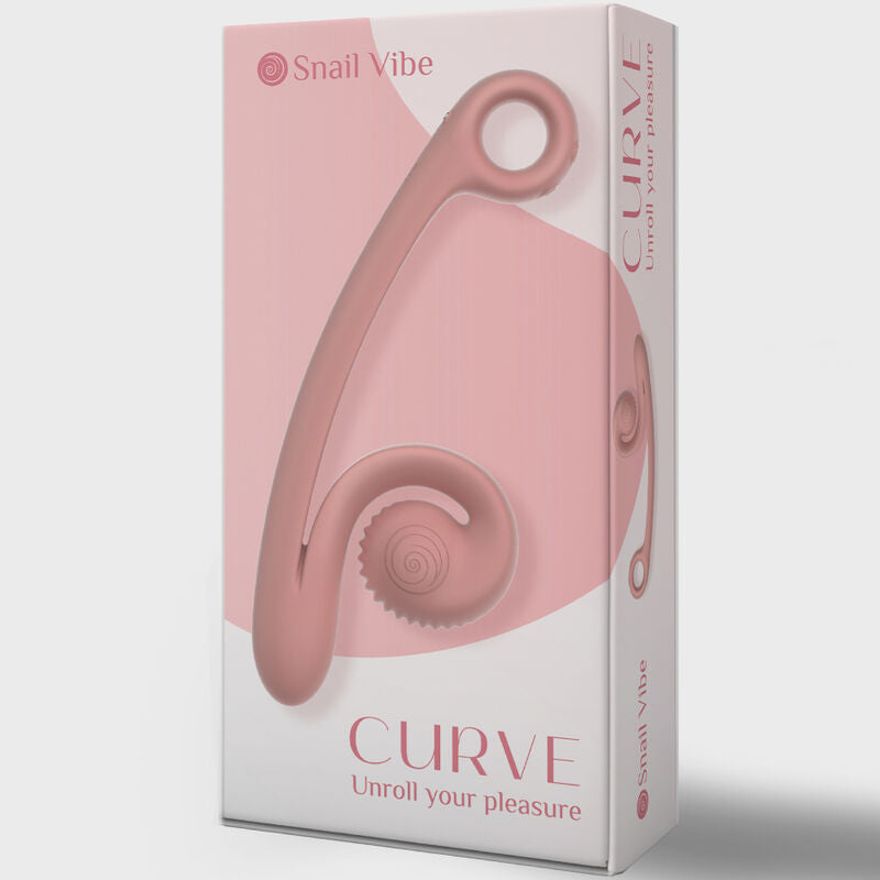 NOVA GIRL sextoys : vibromasseur Snail point G avec stimulation clitoridienne pêche