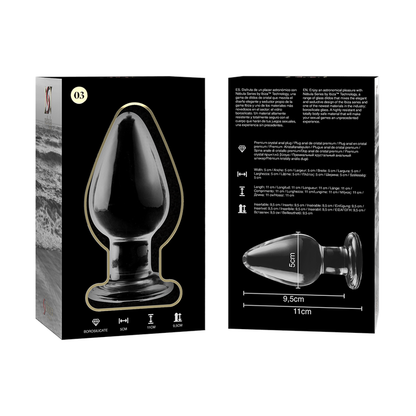 NOVA GIRL sextoys  : plug anal en verre