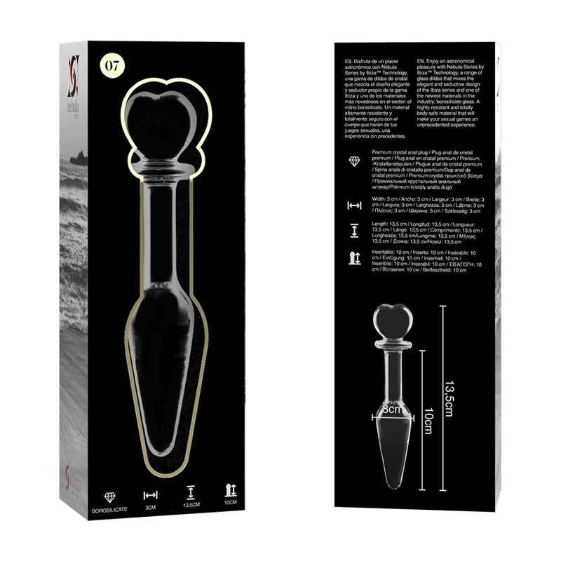 NOVA GIRL sextoys  : plug anal en verre